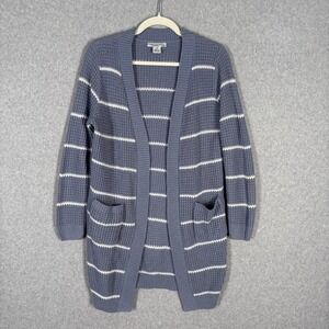 Emmas Expressions Maternity Cardigan‎ Duster Medium Chunky Waffle Lounge Comfy